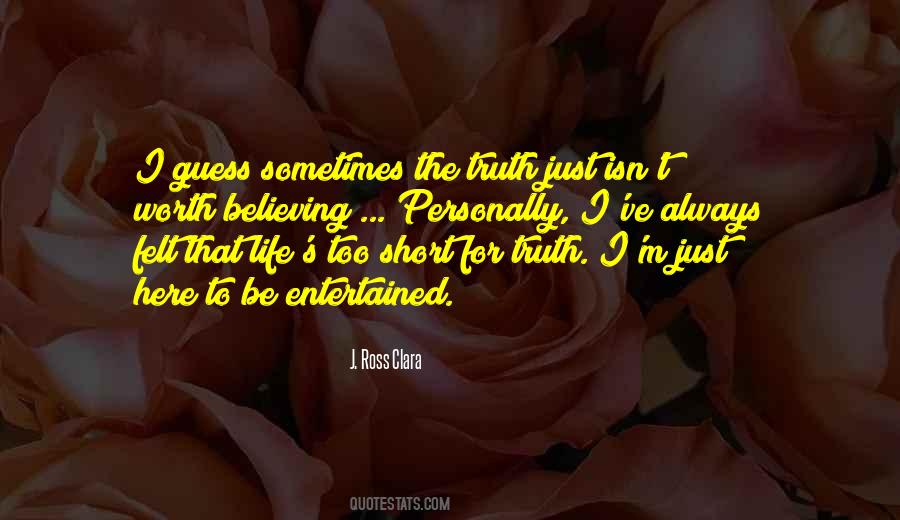 J. Ross Clara Quotes #1388638