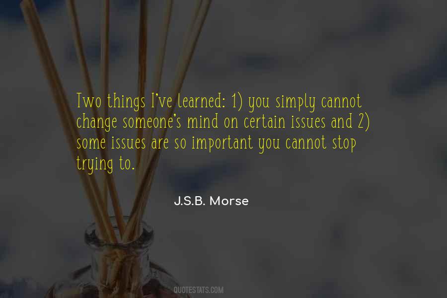 J.S.B. Morse Quotes #1095845