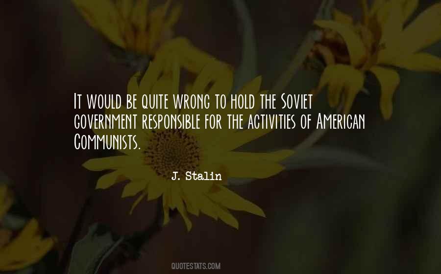 J. Stalin Quotes #1046309