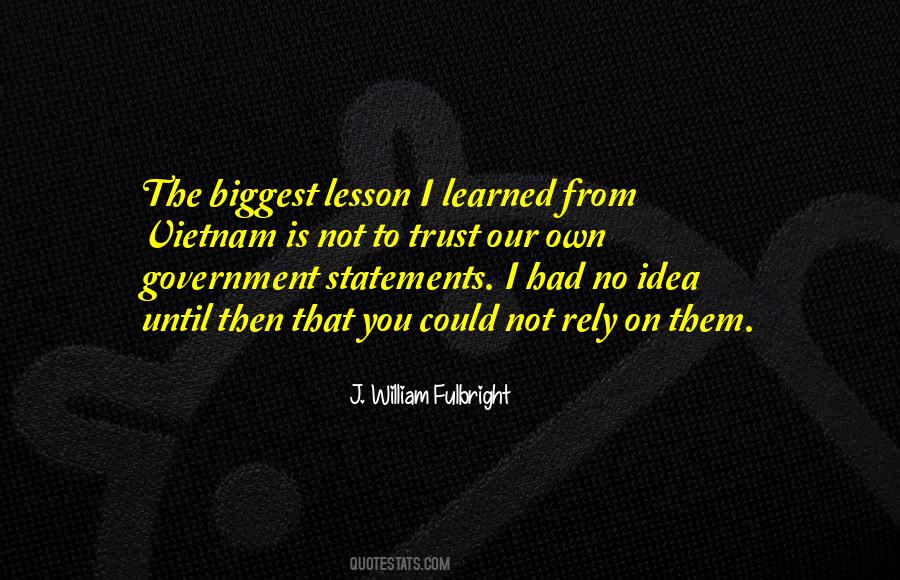 J. William Fulbright Quotes #138855