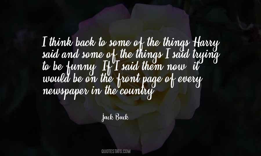 Jack Buck Quotes #1673847