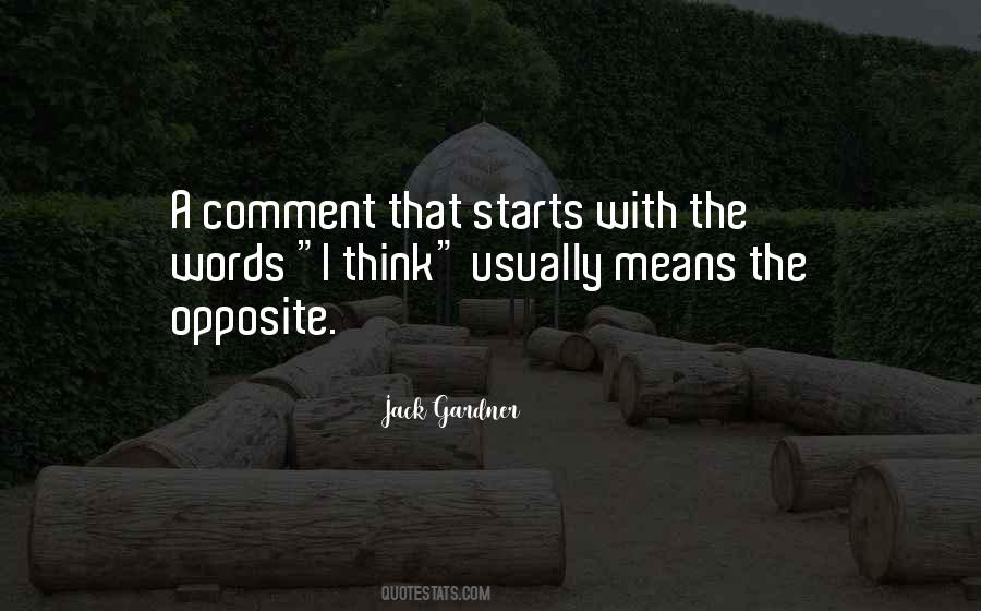 Jack Gardner Quotes #142047
