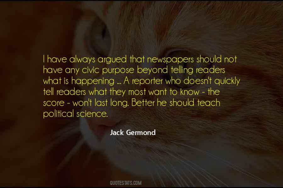 Jack Germond Quotes #1361191