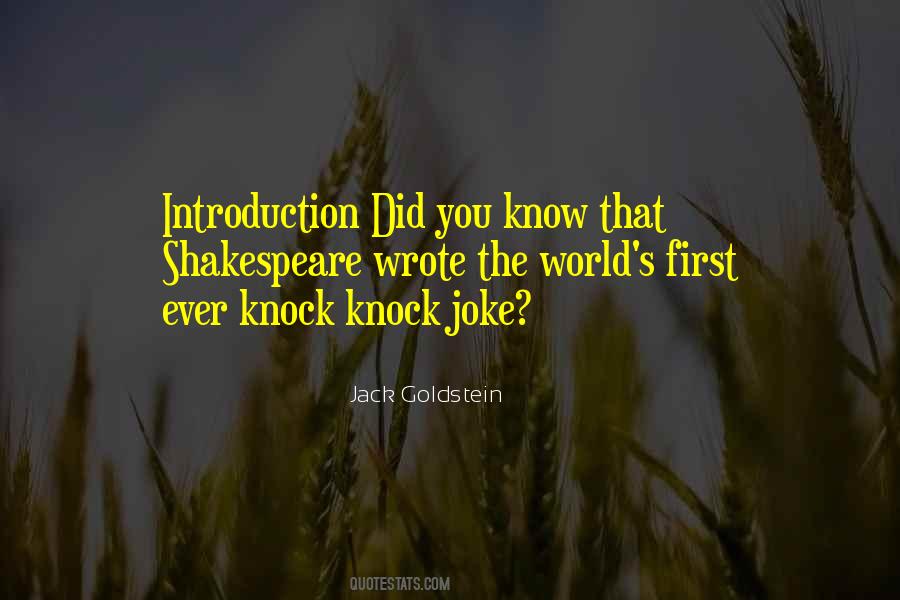 Jack Goldstein Quotes #635595