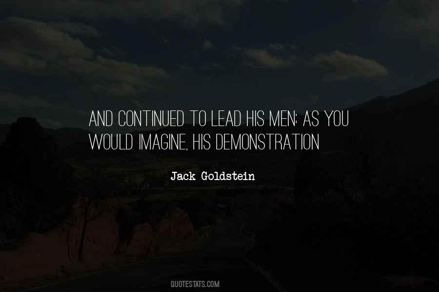 Jack Goldstein Quotes #980884