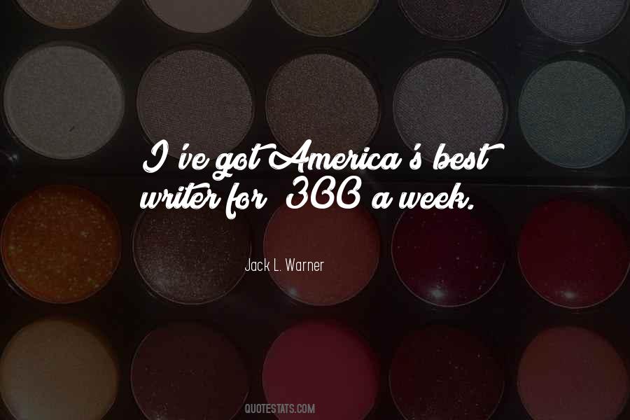 Jack L. Warner Quotes #719710