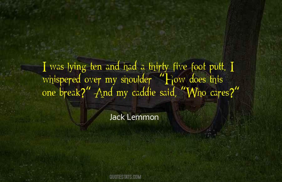 Jack Lemmon Quotes #1809231