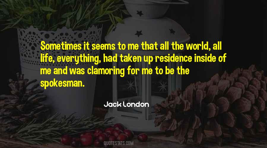 Jack London Quotes #279601