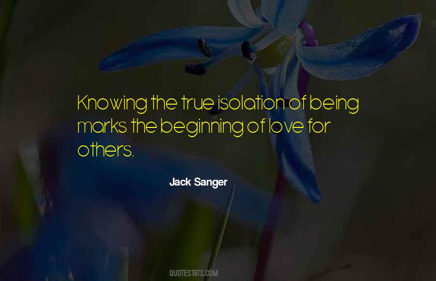 Jack Sanger Quotes #1677390