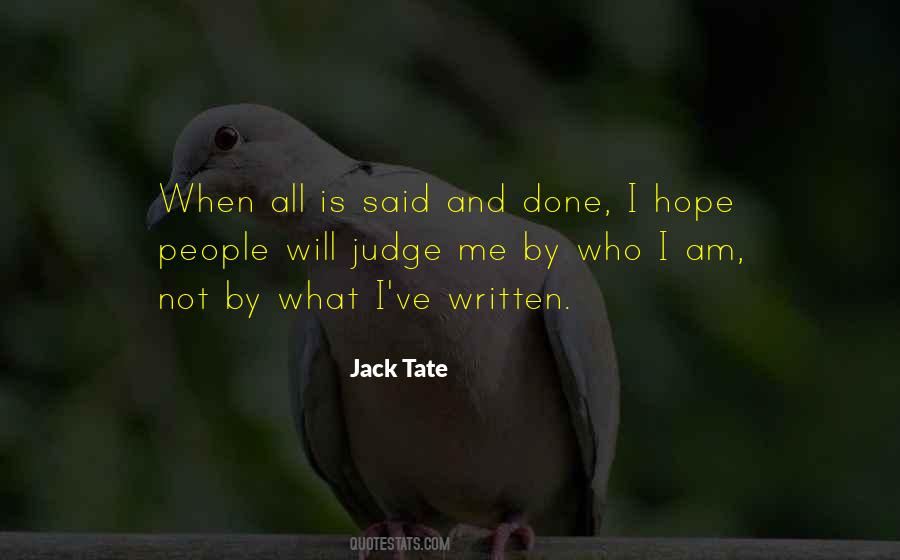 Jack Tate Quotes #1627440