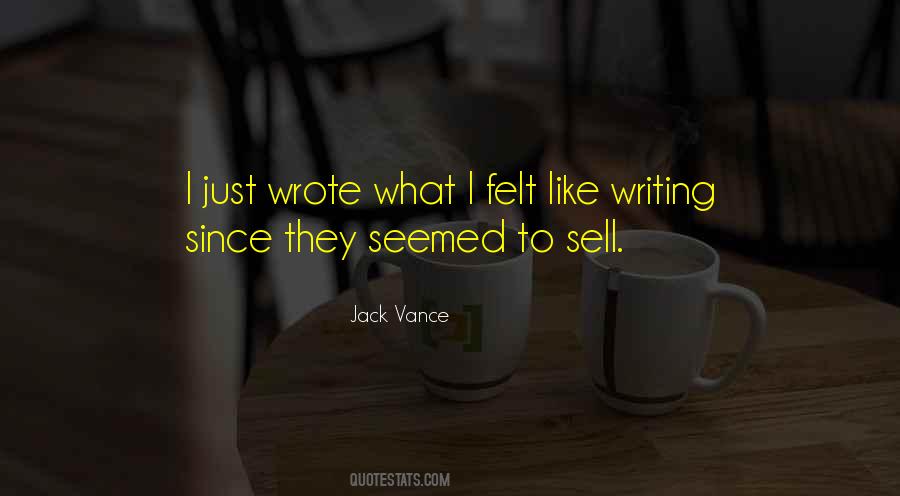 Jack Vance Quotes #1584175