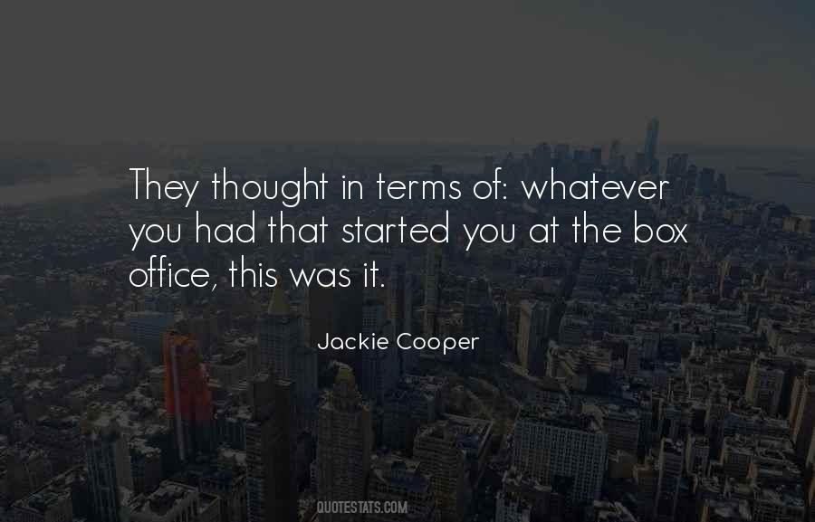Jackie Cooper Quotes #1488392