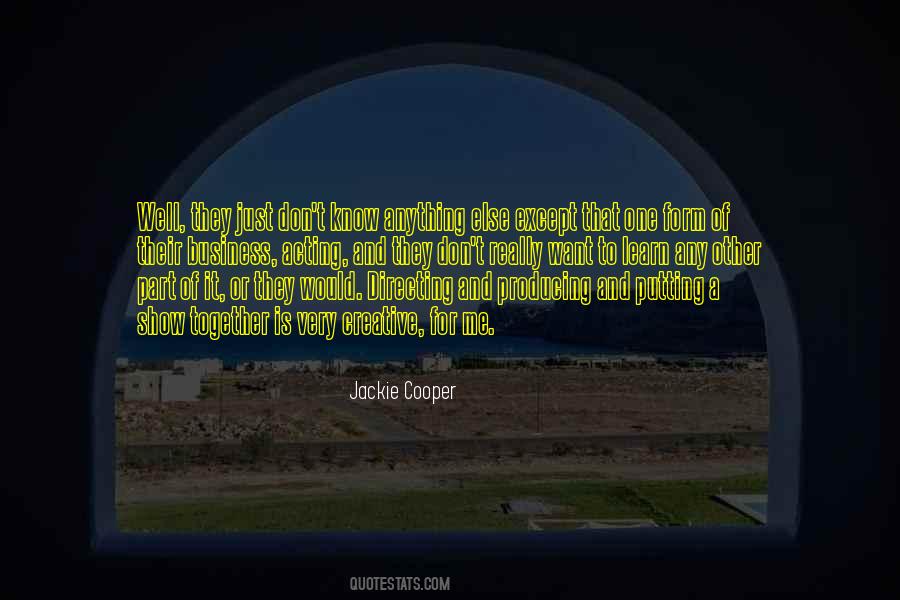 Jackie Cooper Quotes #460549