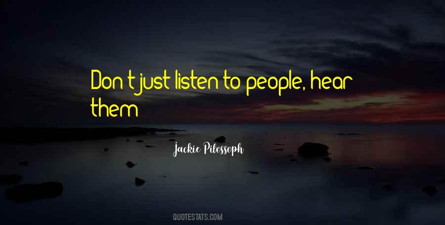 Jackie Pilossoph Quotes #1858015 Jackie Pilossoph Quotes #1858015