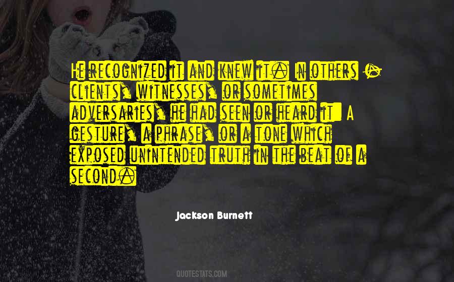 Jackson Burnett Quotes #266611