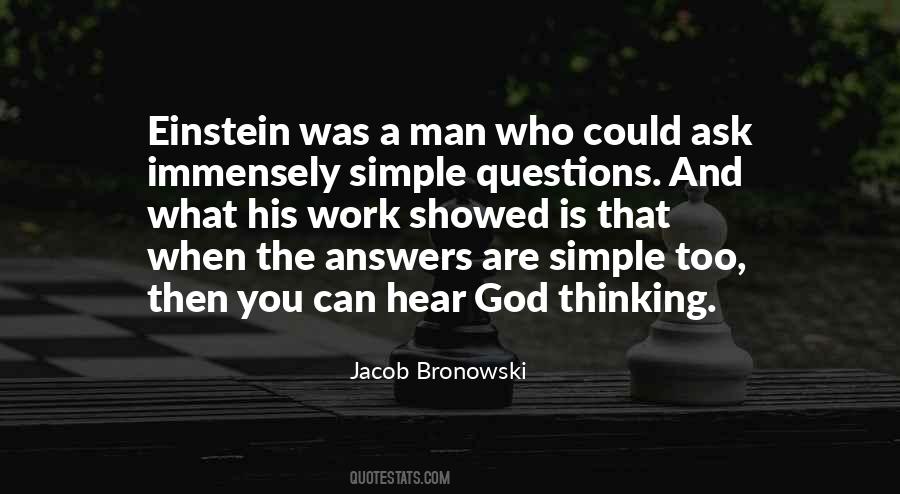 Jacob Bronowski Quotes #1159490