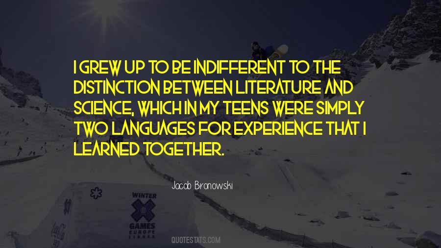 Jacob Bronowski Quotes #925425
