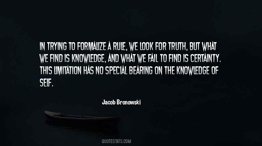 Jacob Bronowski Quotes #955466