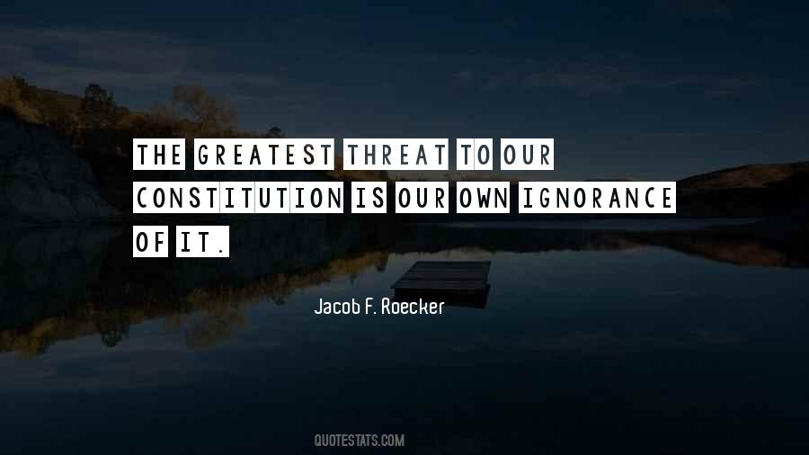 Jacob F. Roecker Quotes #1238267