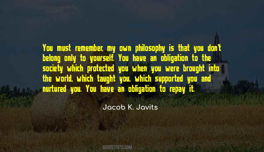 Jacob K. Javits Quotes #1504923