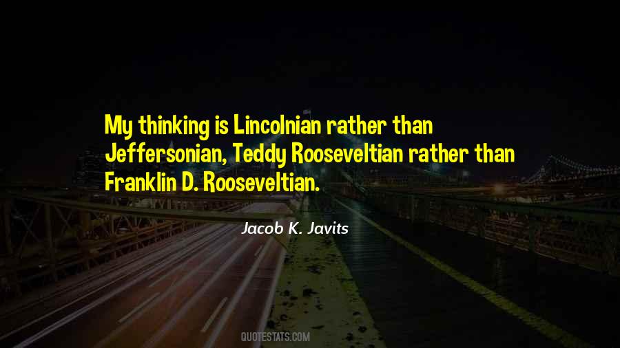 Jacob K. Javits Quotes #551385
