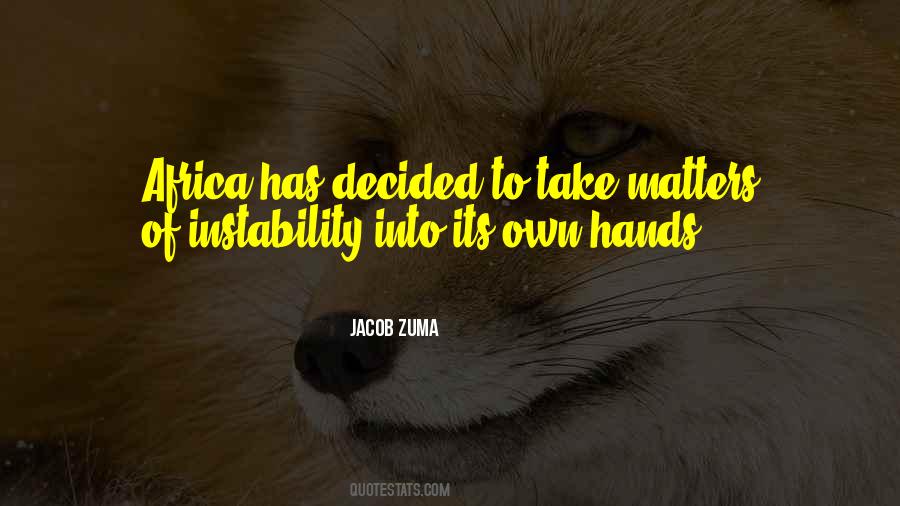 Jacob Zuma Quotes #126911