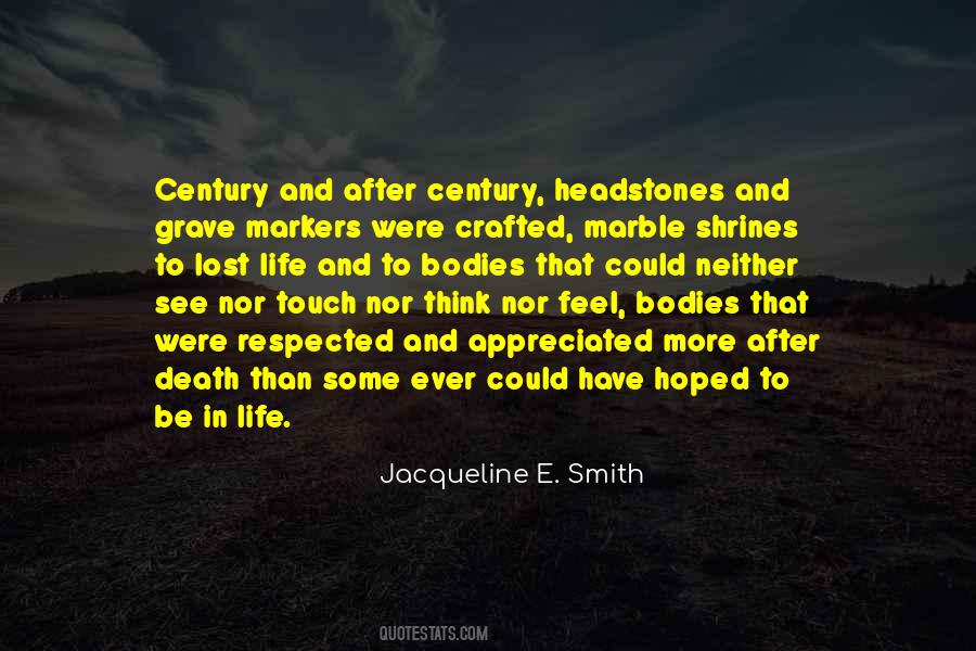Jacqueline E. Smith Quotes #139798