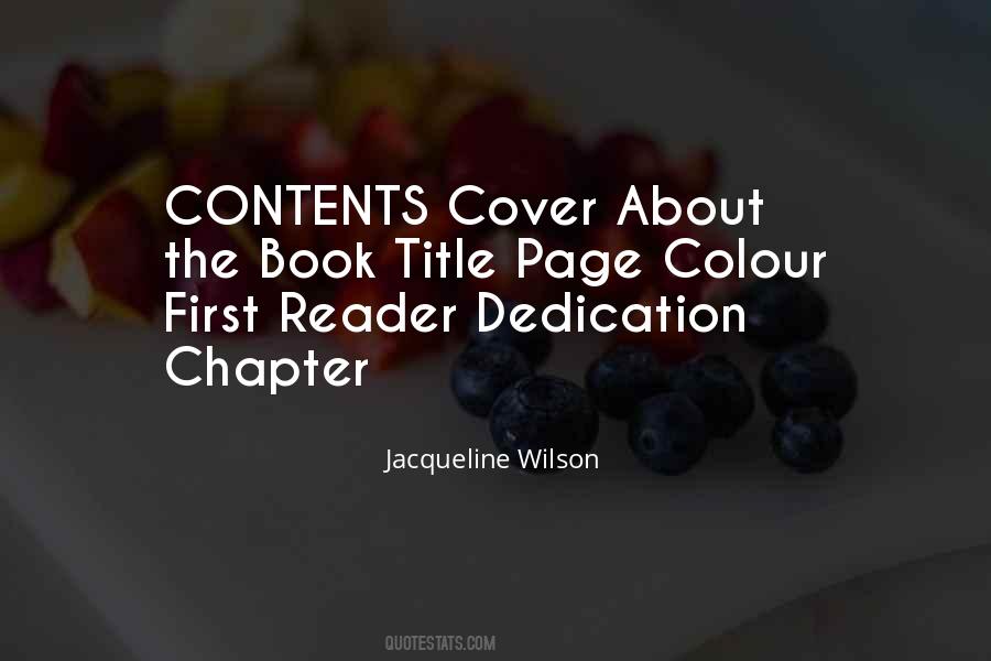 Jacqueline Wilson Quotes #21048