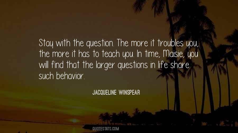 Jacqueline Winspear Quotes #286788