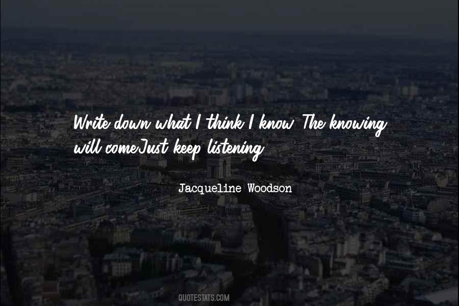 Jacqueline Woodson Quotes #1628169