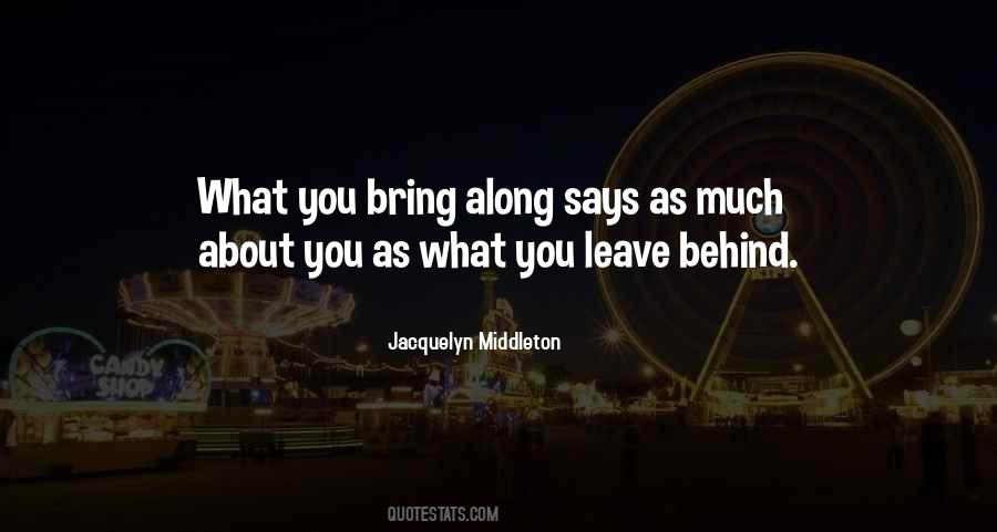 Jacquelyn Middleton Quotes #737573