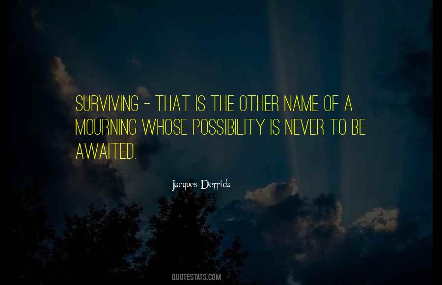 Jacques Derrida Quotes #1575442