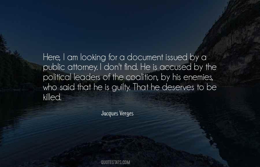 Jacques Verges Quotes #1533729