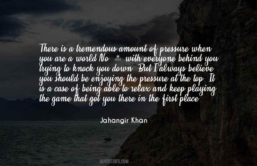 Jahangir Khan Quotes #559708