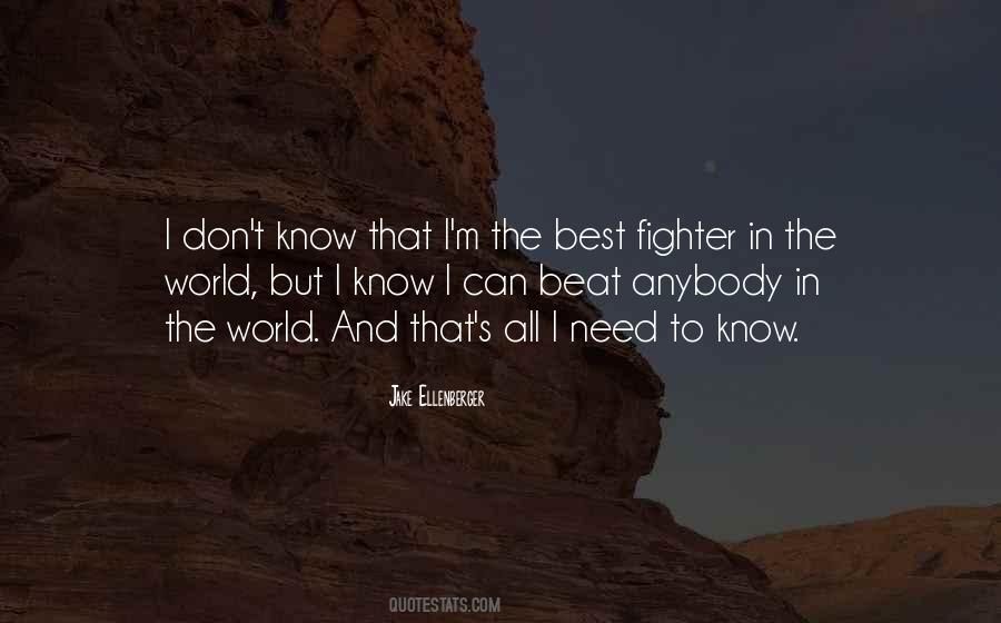 Jake Ellenberger Quotes #41772