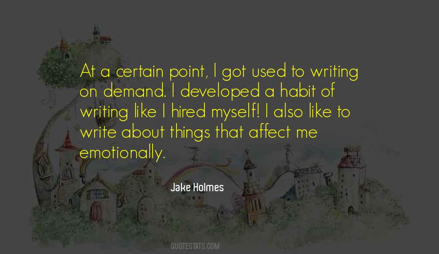 Jake Holmes Quotes #1791679