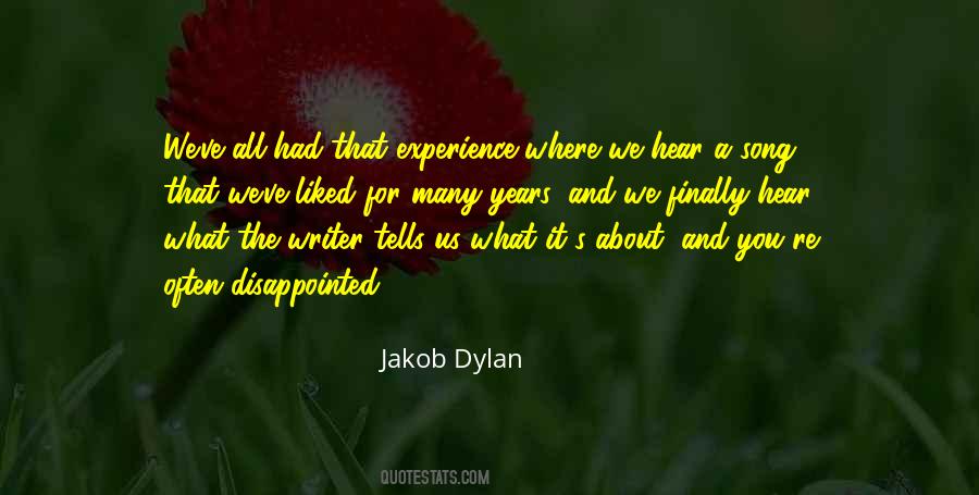 Jakob Dylan Quotes #1320787