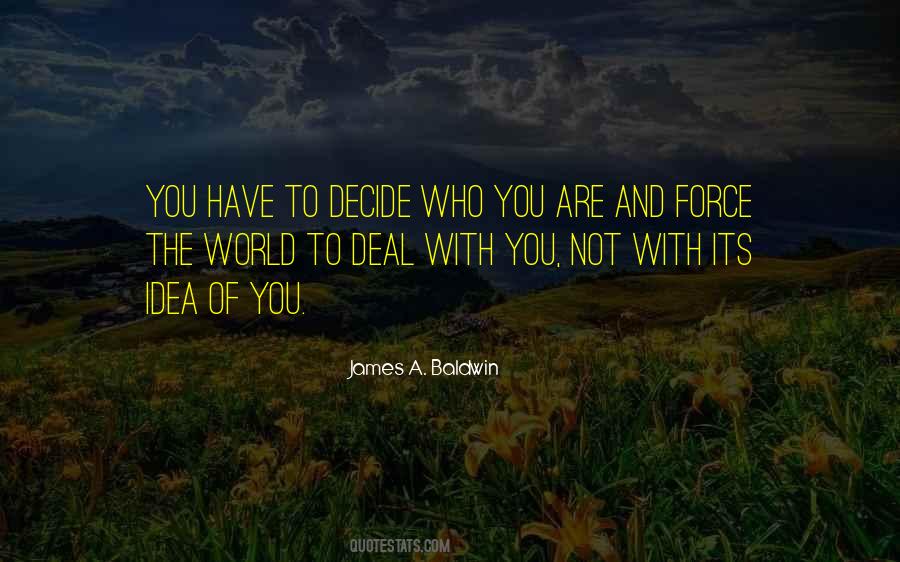 James A. Baldwin Quotes #1511598