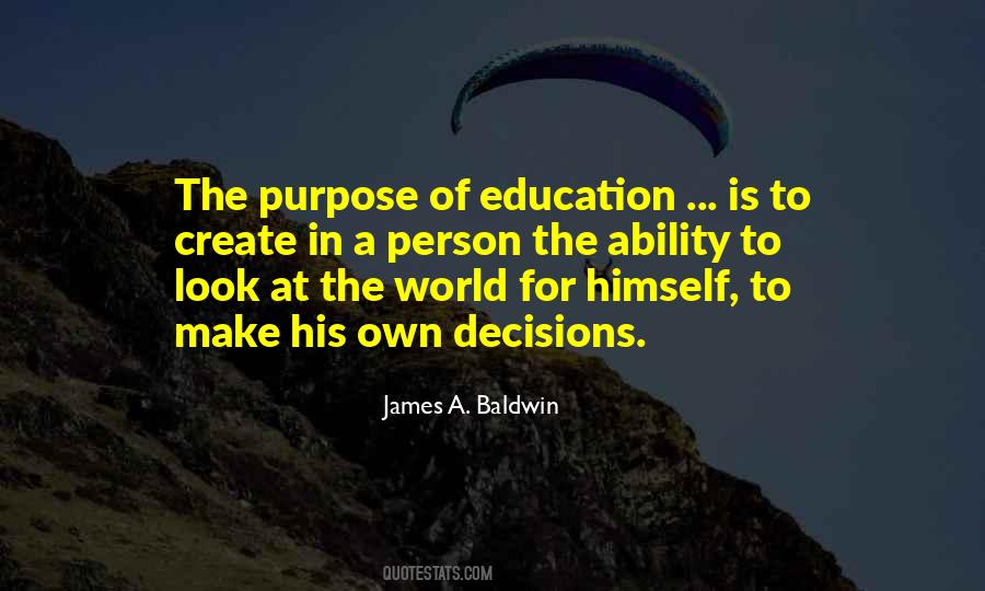 James A. Baldwin Quotes #436306