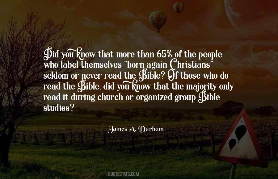 James A. Durham Quotes #2848