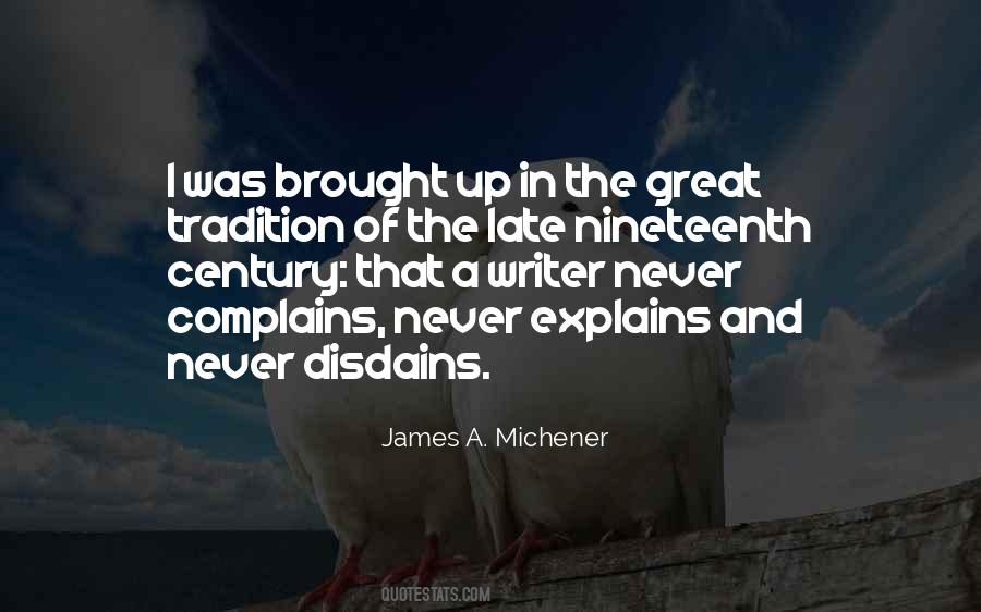 James A. Michener Quotes #119204