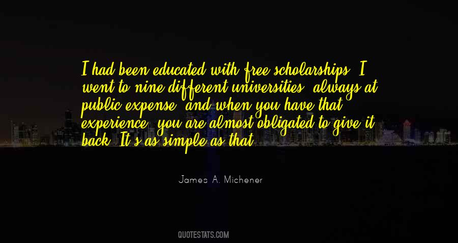 James A. Michener Quotes #1769173