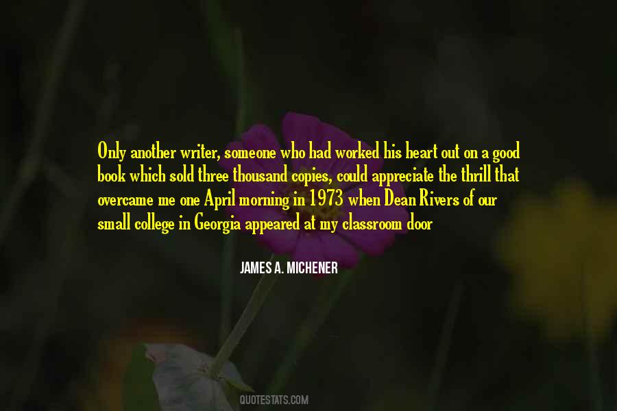 James A. Michener Quotes #614265