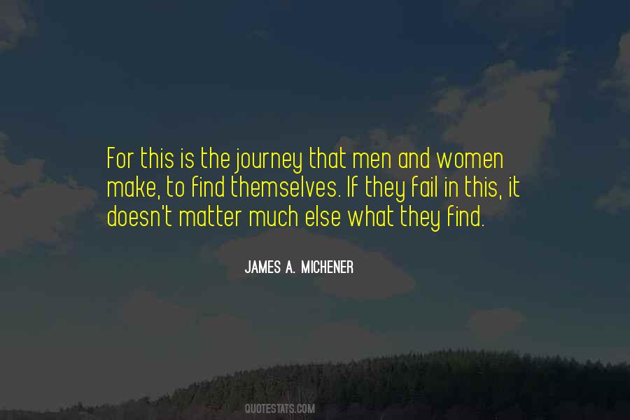 James A. Michener Quotes #840115