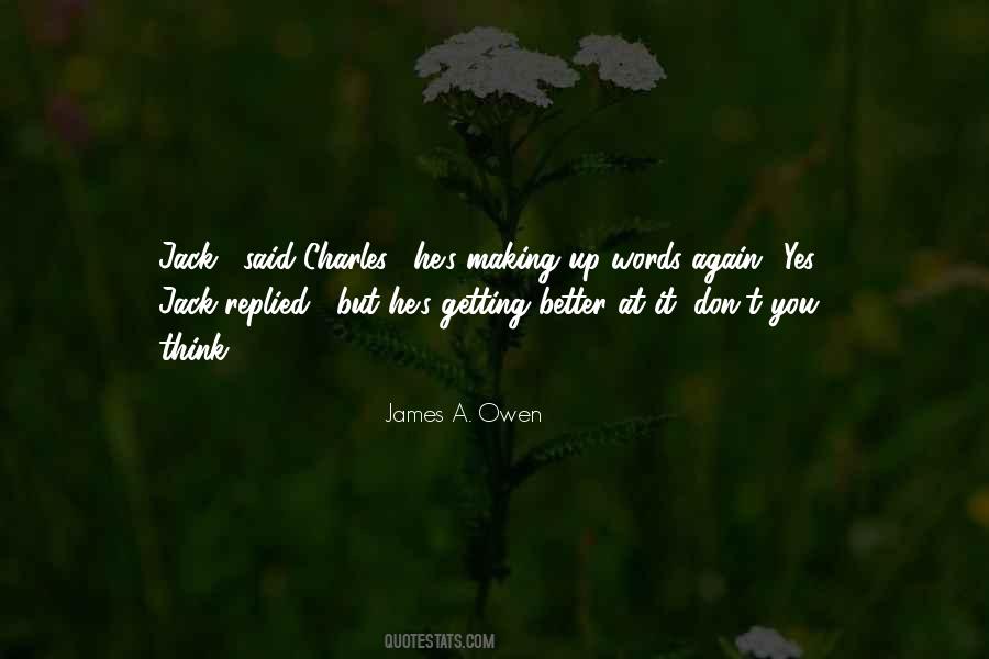 James A. Owen Quotes #132088