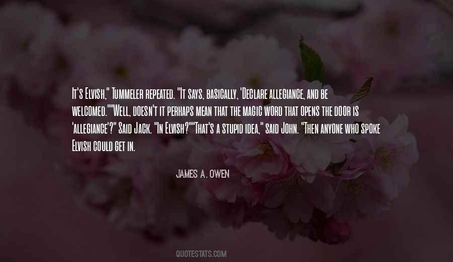 James A. Owen Quotes #1625896