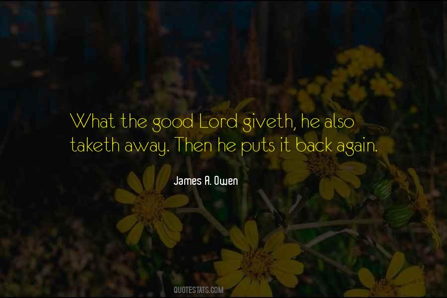 James A. Owen Quotes #229613