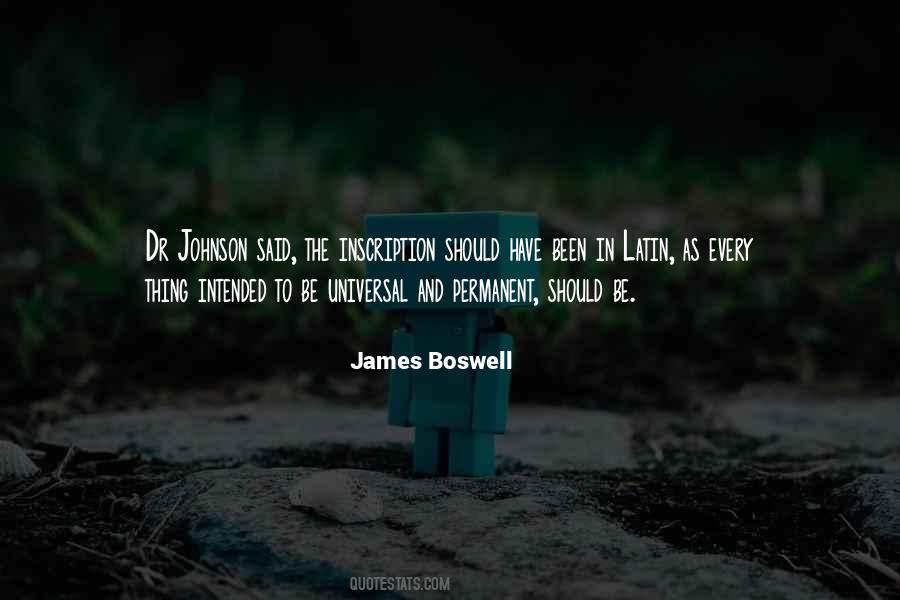James Boswell Quotes #1399384