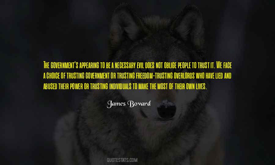 James Bovard Quotes #1731158