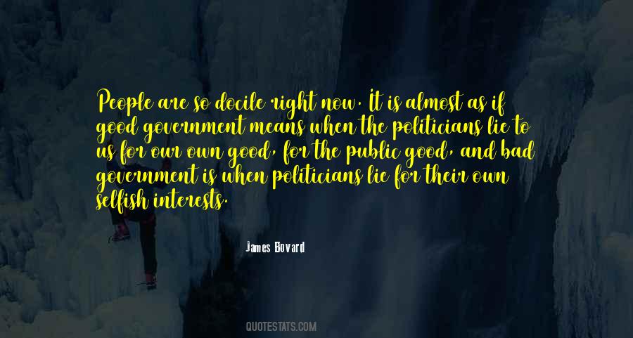 James Bovard Quotes #861942